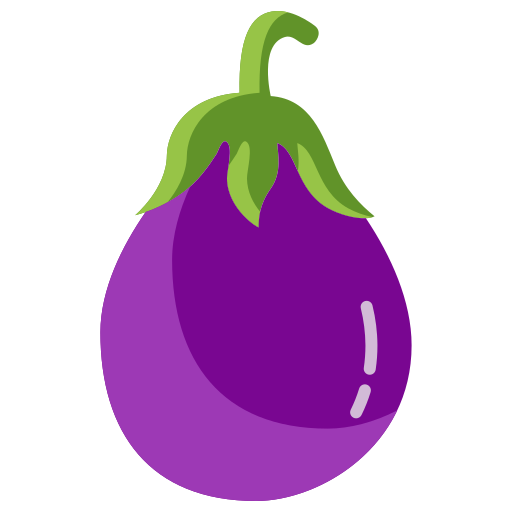 Vector Eggplant HD Image Free PNG Image