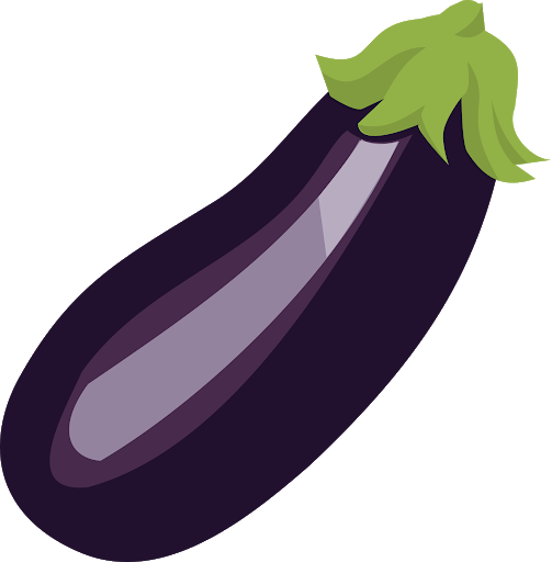 Vector Pic Eggplant Free Clipart HQ PNG Image