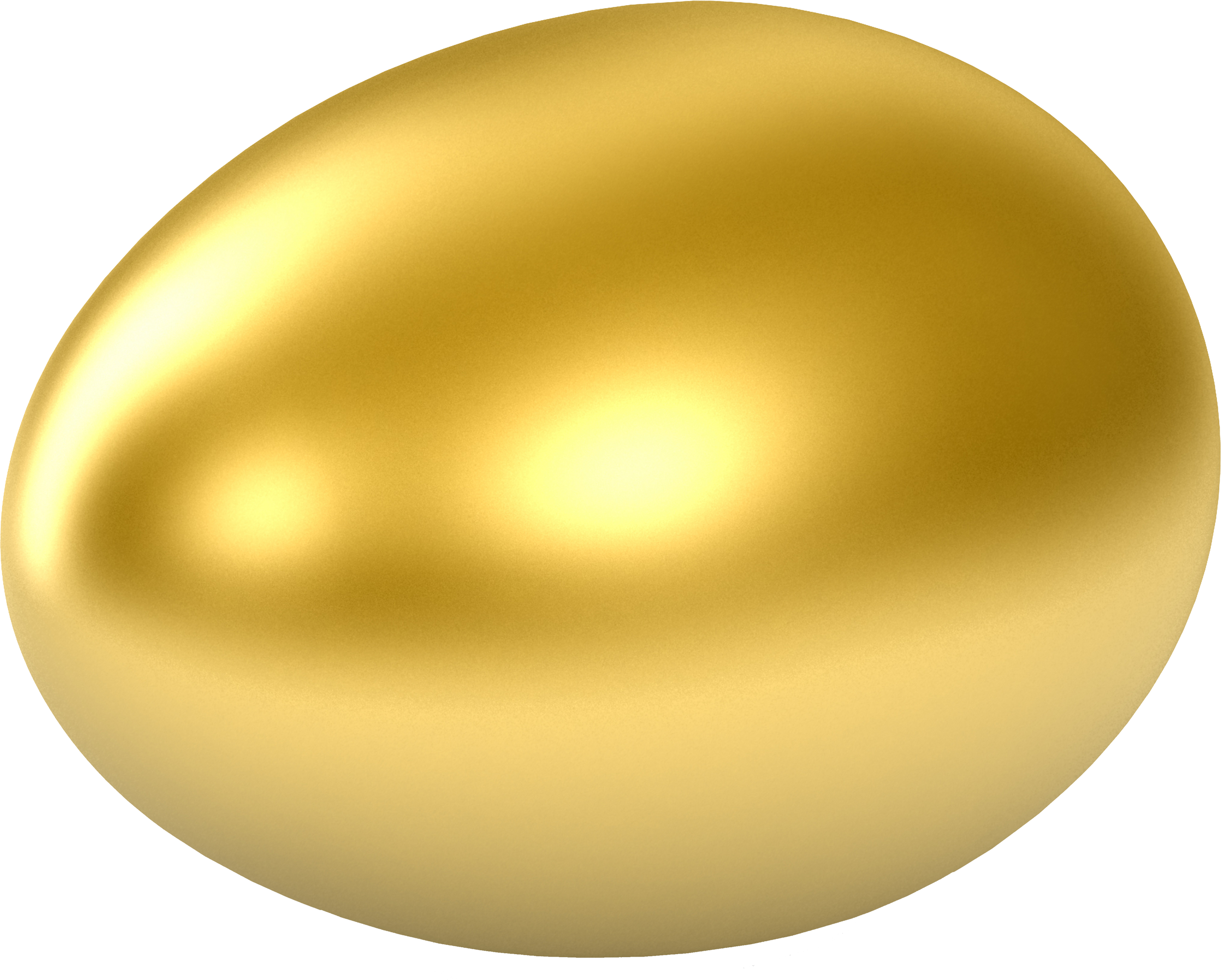 Gold egg Transparent PNG Image