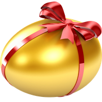 Gold egg PNG