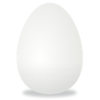 White egg PNG