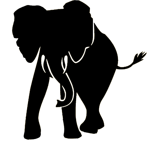 Vector Elephant African Download HD PNG Image