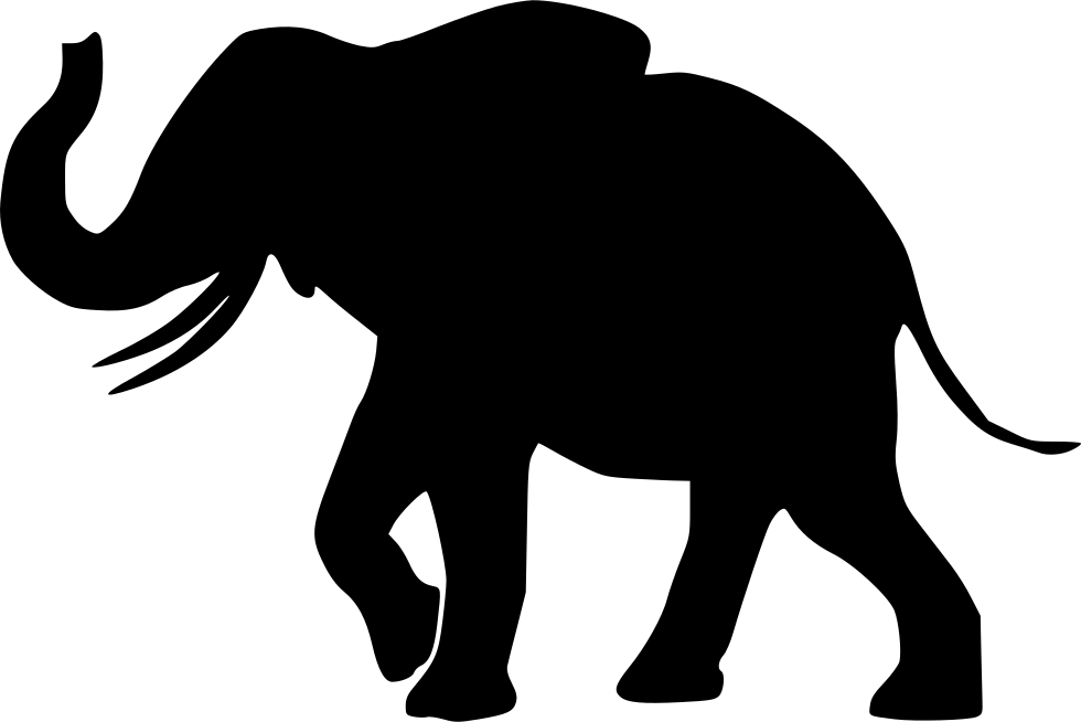 Vector Elephant African PNG Download Free PNG Image
