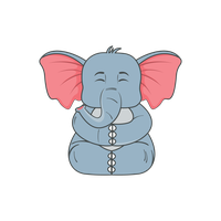 Vector Elephant HD Image Free PNG