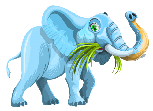 Vector Elephant Download HQ PNG Image