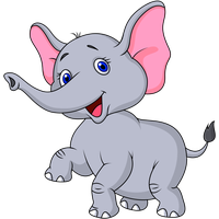 Vector Elephant Free Transparent Image HQ