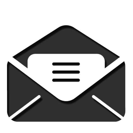 Black Email Png Transparent PNG Image