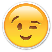 Wink Emoji Png PNG Image