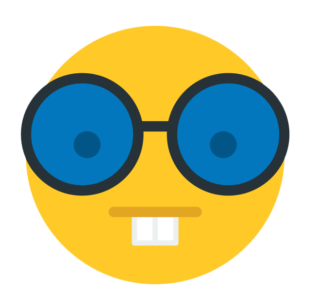 Picture Whatsapp Emoji Hipster Cool PNG Image