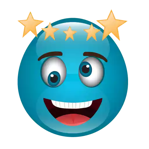 Blue Cute Emoji Free Download Image PNG Image