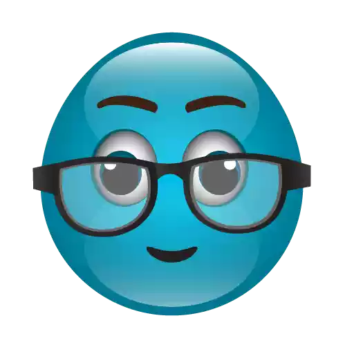 Blue Cute Emoji Download HD PNG Image
