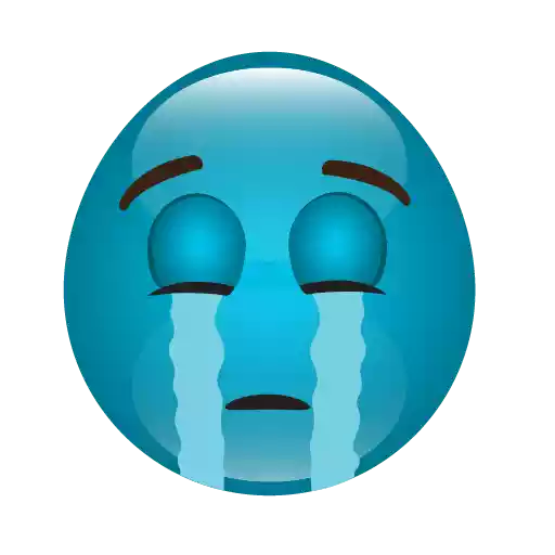 Download Blue Cute Picture Emoji Download HD HQ PNG Image | FreePNGImg