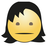 Hair Cute Girl Emoji Download HD PNG