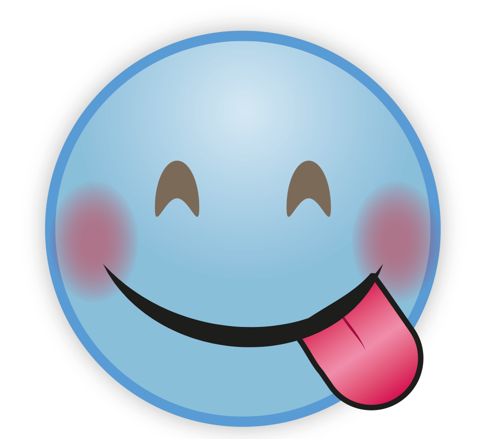 Blue Cute Sky Photos Emoji PNG Image