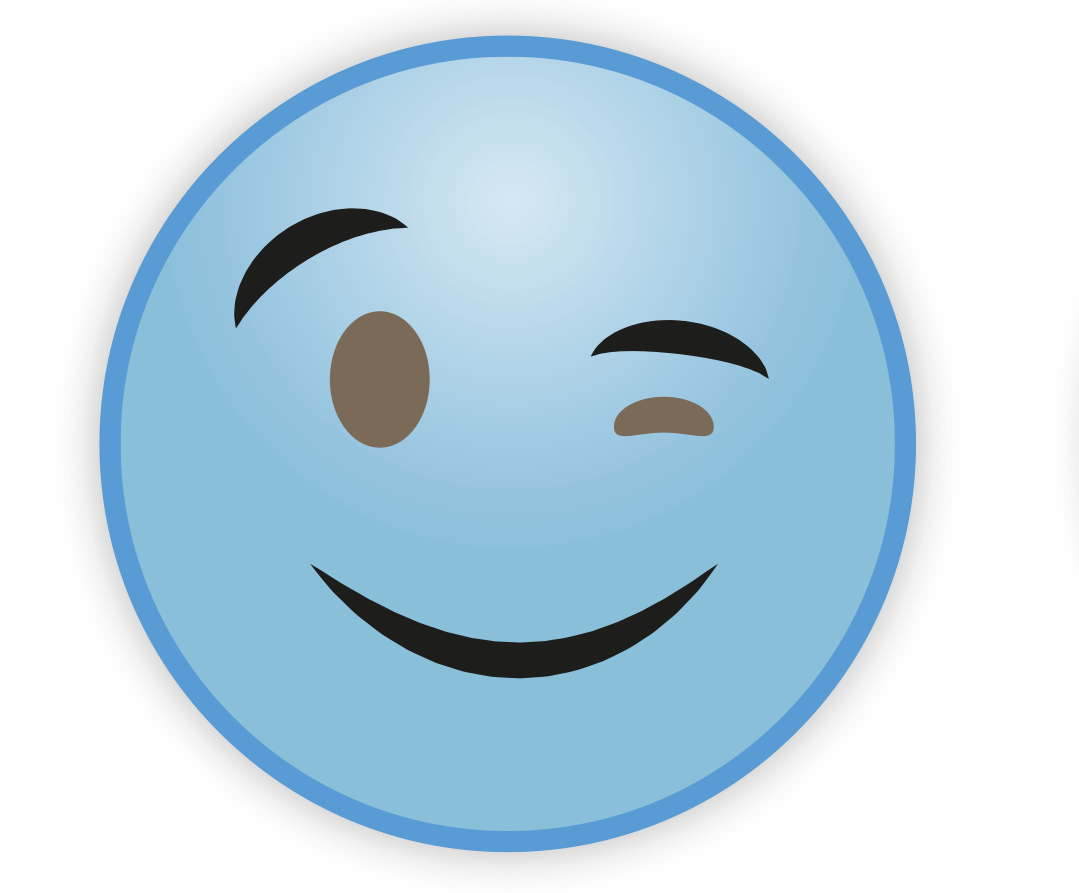 Blue Cute Sky Emoji Free HQ Image PNG Image