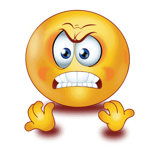 Gradient Angry Emoji Free Photo PNG Image
