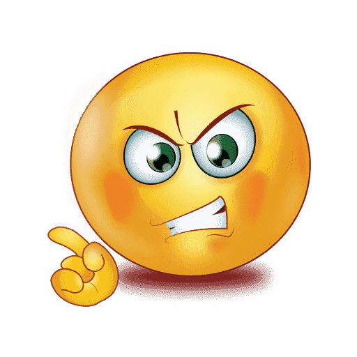 Gradient Picture Angry Emoji Download HQ PNG Image