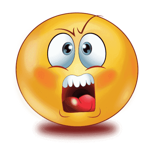Gradient Picture Angry Emoji Free Clipart HQ PNG Image