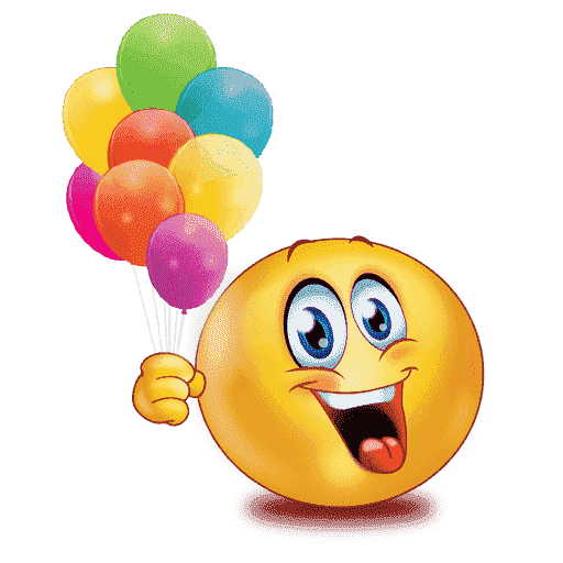 Emoji Birthday Happy Download HQ PNG Image
