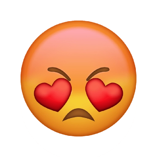 Anger Heart Emoji PNG Free Photo PNG Image