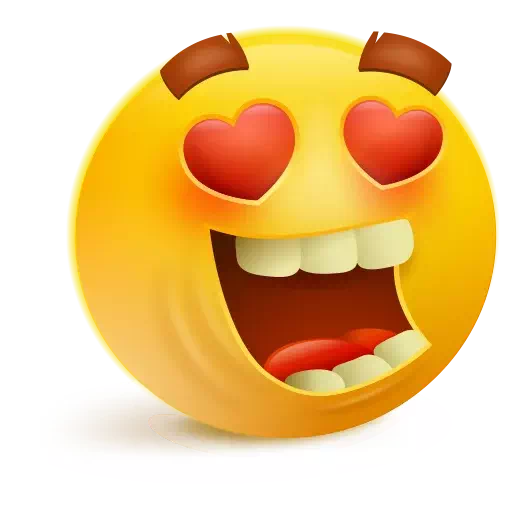 Heart Eyes Emoji Download HQ PNG Image