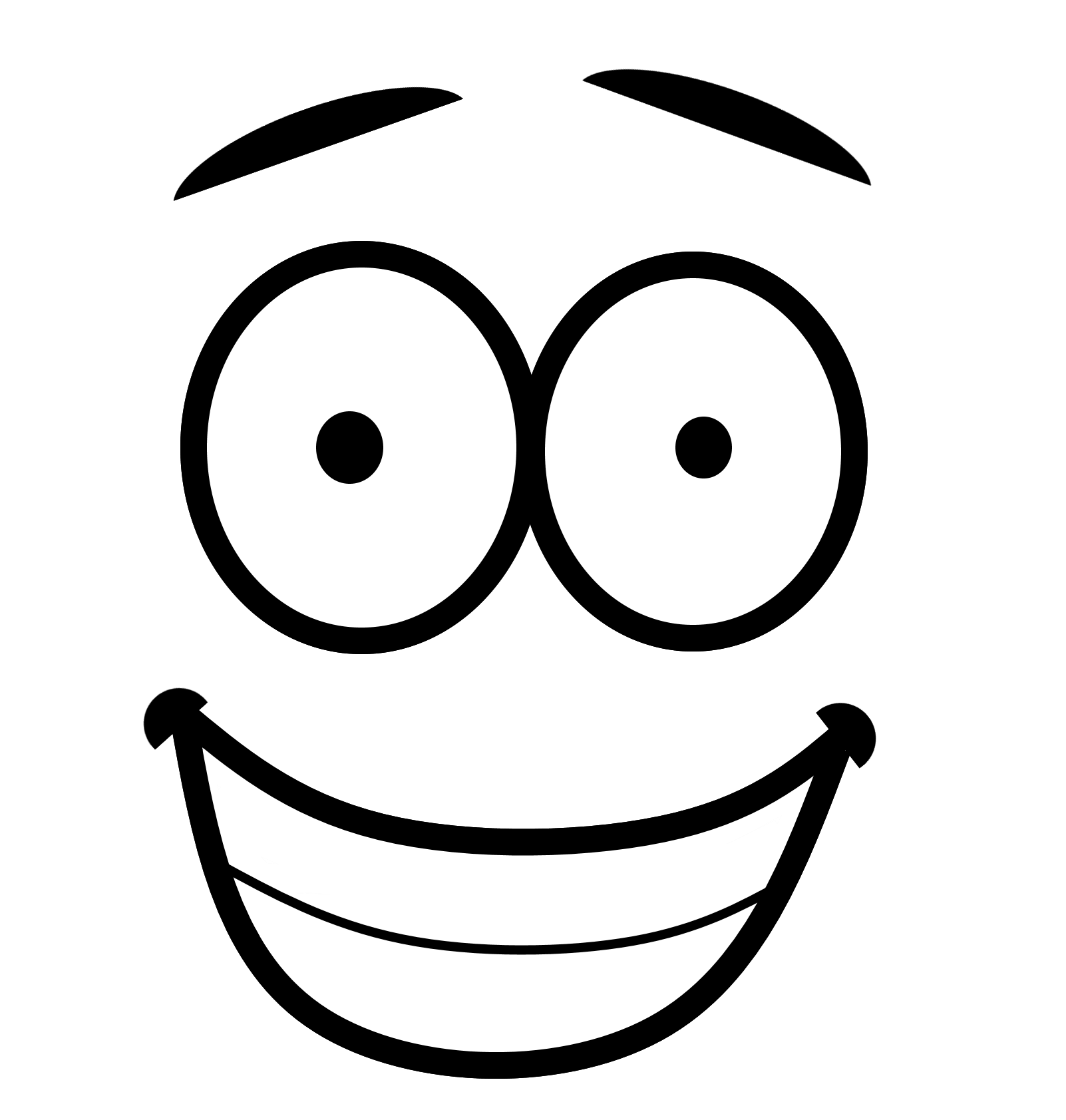 Pic Emoji Art Outline Face PNG Image