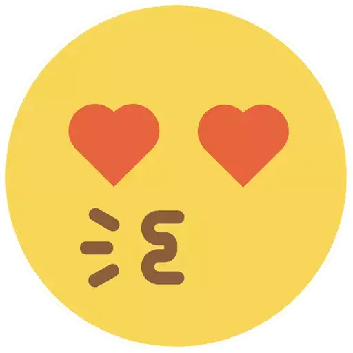 Flat Circle Vector Pic Emoji PNG Image