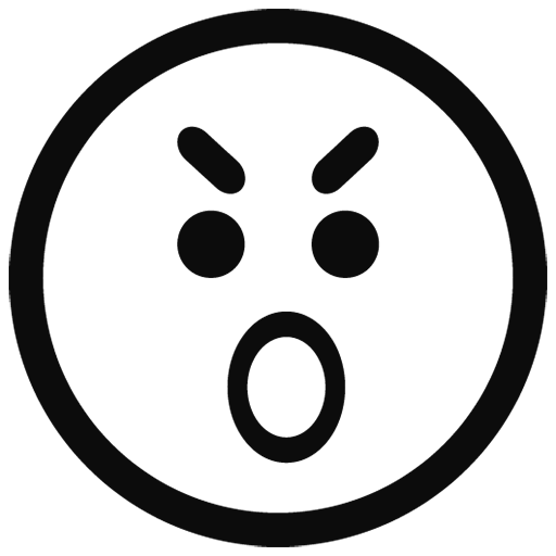 Whatsapp Black Outline Emoji HQ Image Free PNG Image