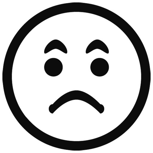 Whatsapp Black Outline Emoji Free HQ Image PNG Image