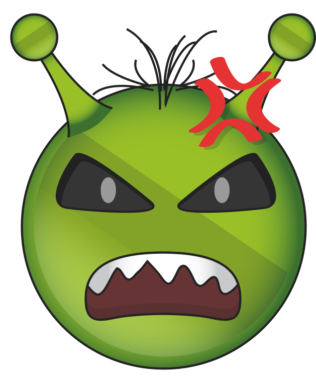 Alien Emoji Face Free HQ Image PNG Image