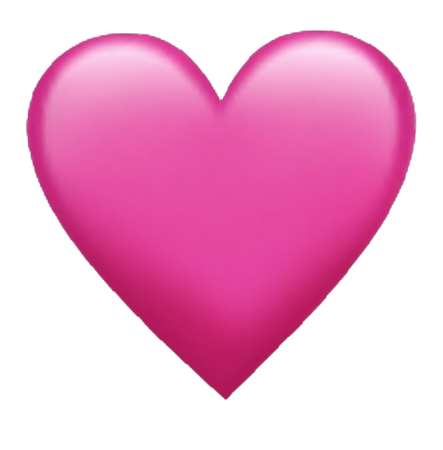 Pink Heart Emoji PNG Download Free PNG Image