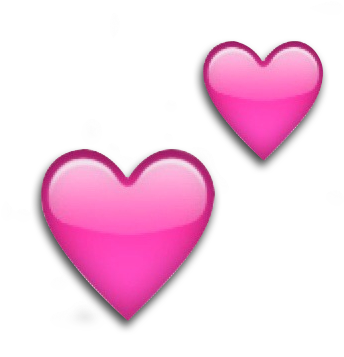 Pink Heart Emoji PNG File HD Transparent PNG Image