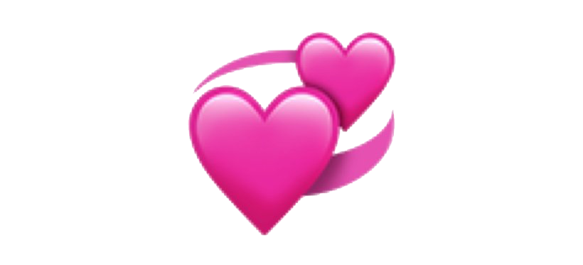Pink Heart Picture Emoji Free HD Image PNG Image