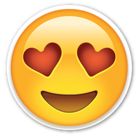 Love Hearts Eyes Emoji Png PNG Image