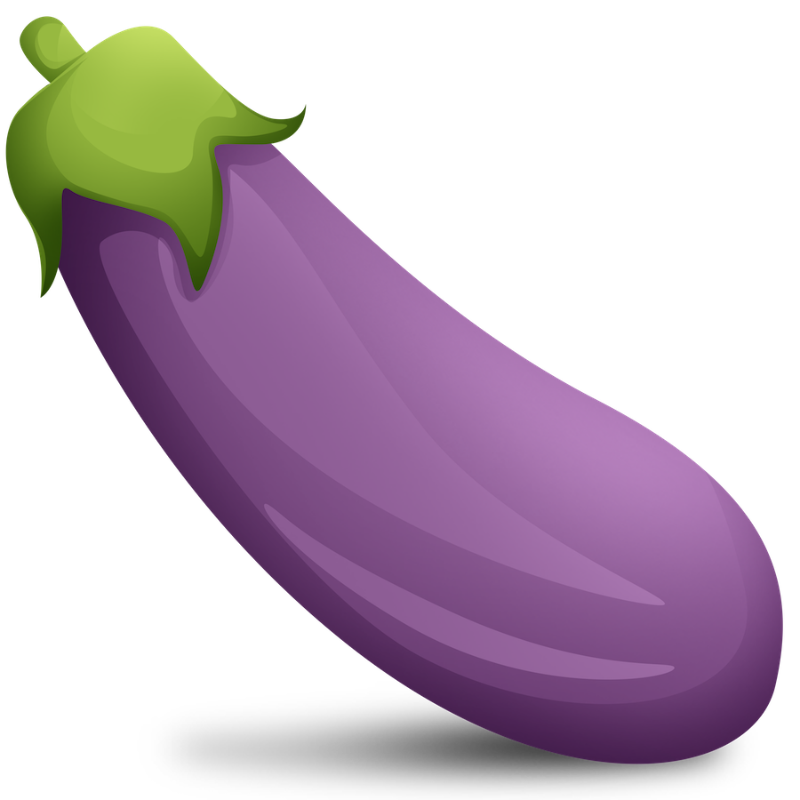Baba Telegram Sticker Ghanoush Eggplant Emoji PNG Image