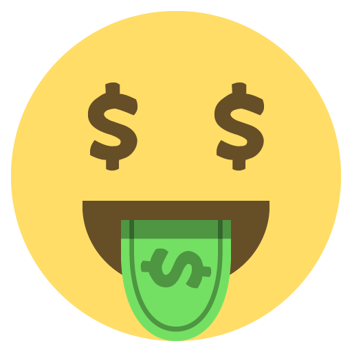 United Money Dollar Sign States Emoji PNG Image