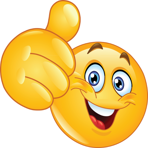 Emoticon Thumb Double Button Smiley Emoji Signal PNG Image