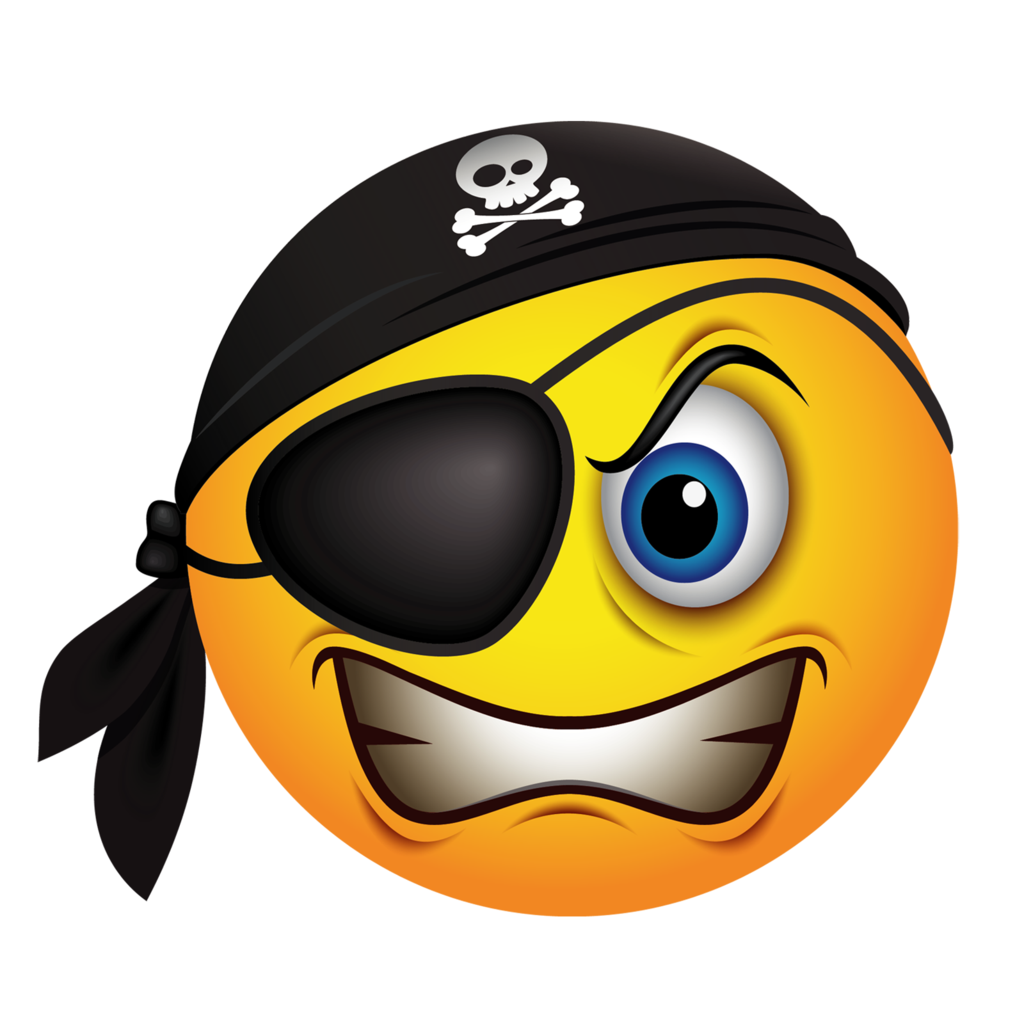 Emoticon Piracy Smiley Pirate Emoji PNG Image High Quality PNG Image
