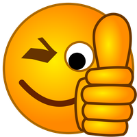 Thumb Signal Smiley Up Thumbs Emoji PNG