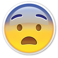 Fearful Emoji Png