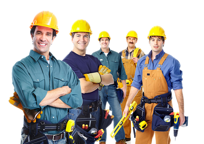 Blue Laborer Worker Engineering Construction Architectural Collar PNG Image