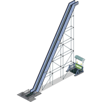 Vector Escalator HD Image Free
