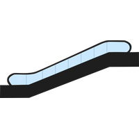 Vector Escalator Free Transparent Image HD Transparent PNG Image