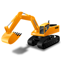Excavator Transparent PNG Image