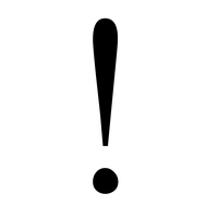 Exclamation mark Transparent PNG Image