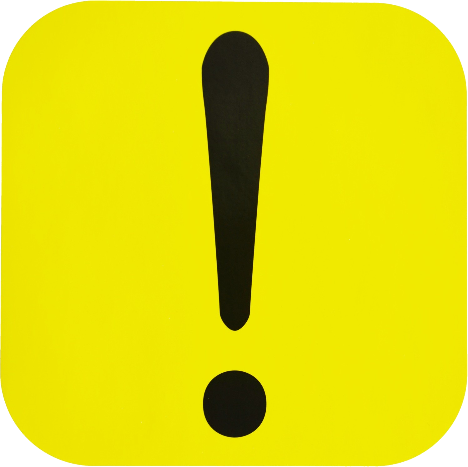 Exclamation mark Transparent PNG Image
