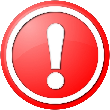 Exclamation mark Transparent PNG Image