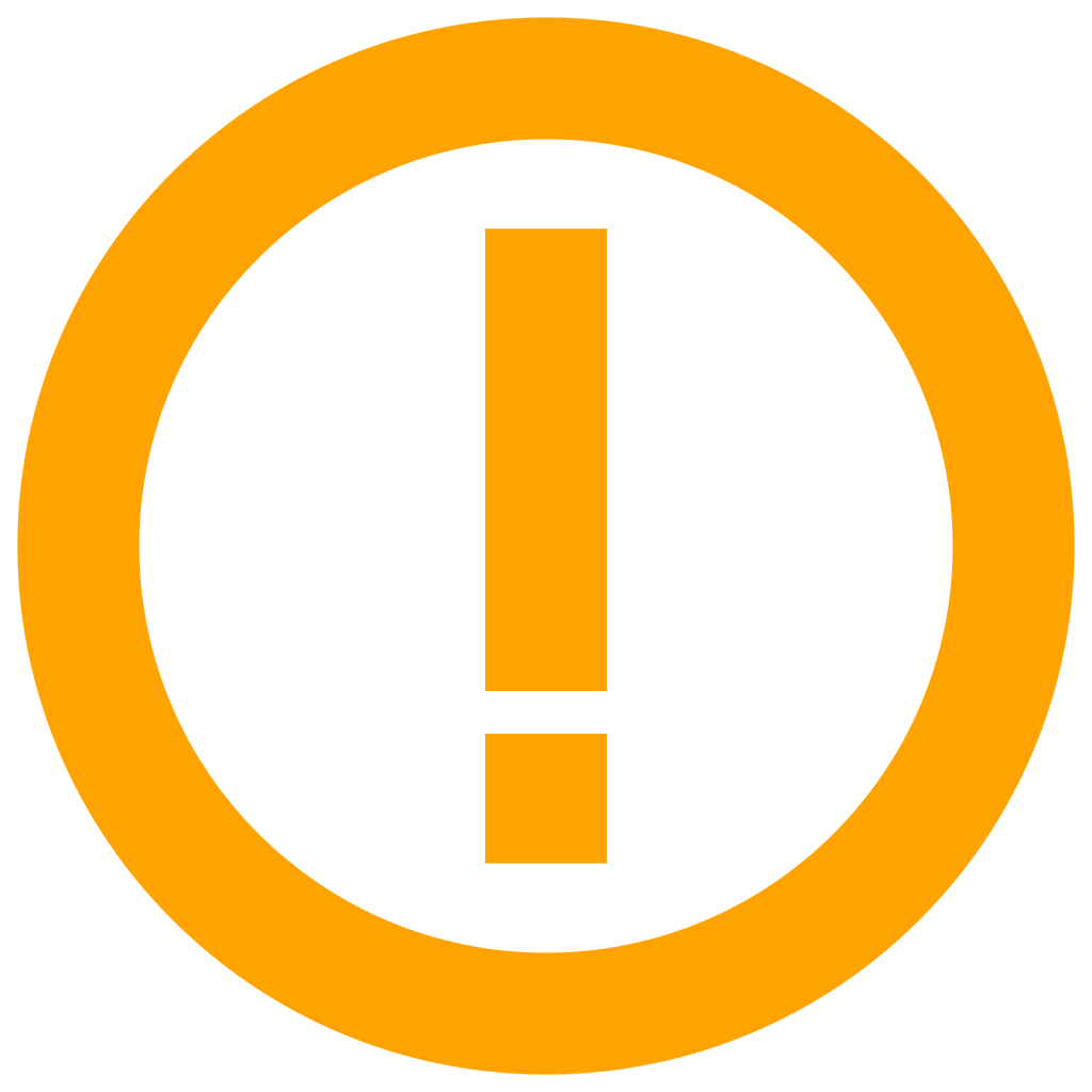 Exclamation mark Transparent PNG Image
