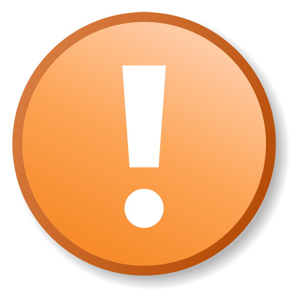 Exclamation mark Transparent PNG Image