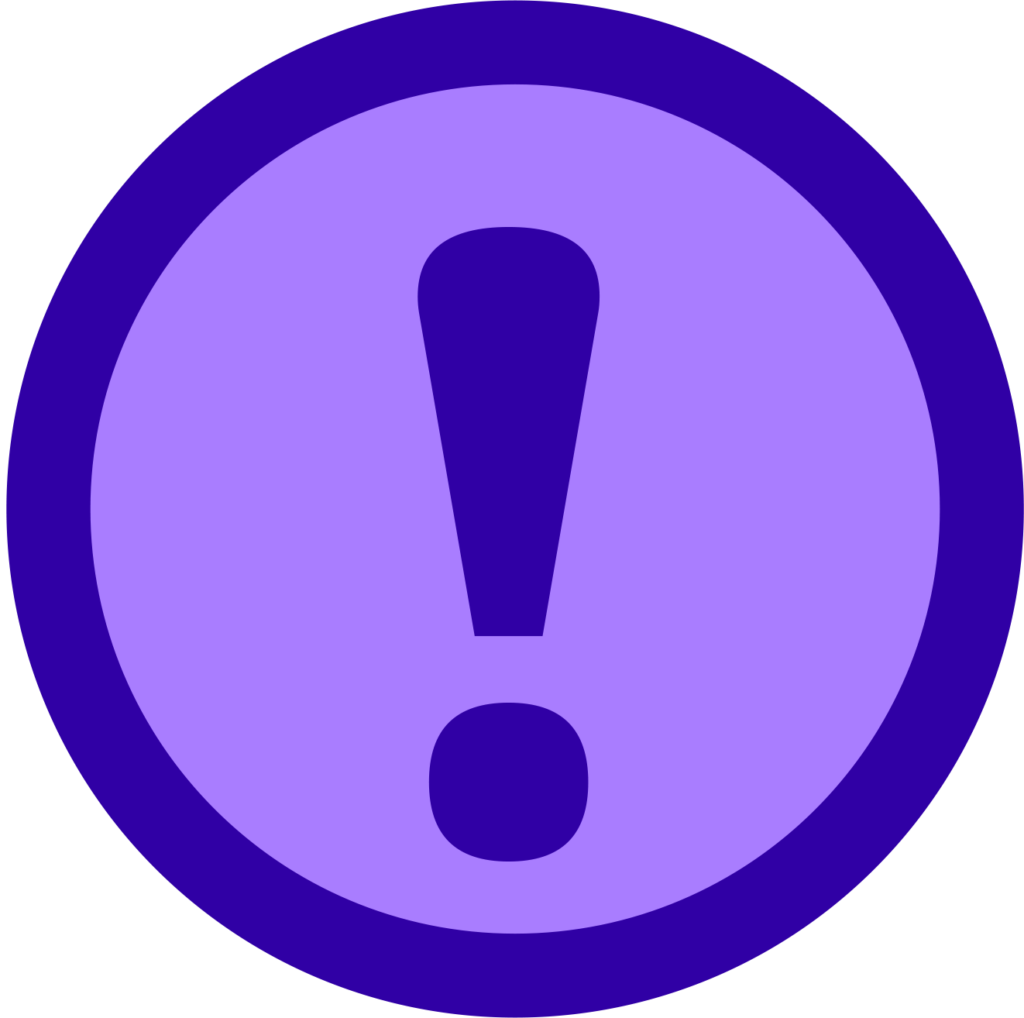 Exclamation mark Transparent PNG Image
